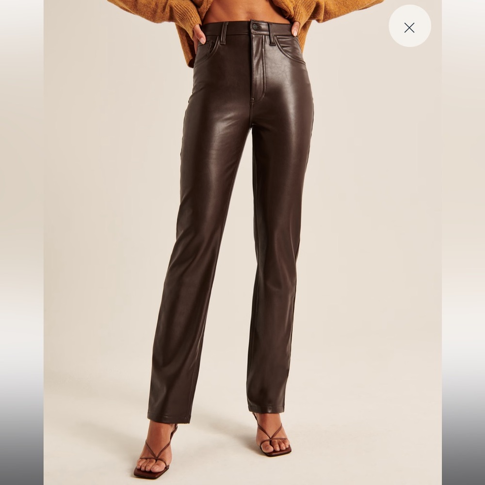 New with tags Abercrombie & Fitch pleather pants